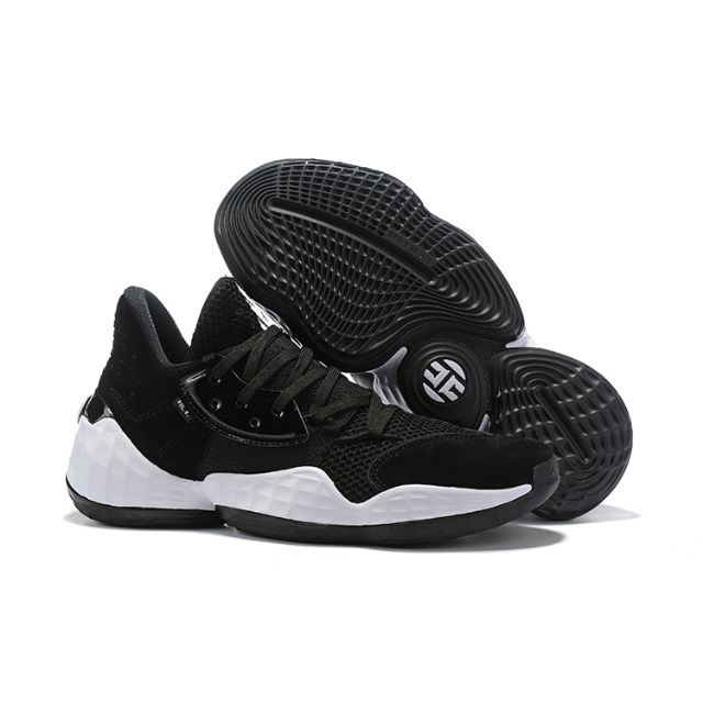 black and white james harden shoes