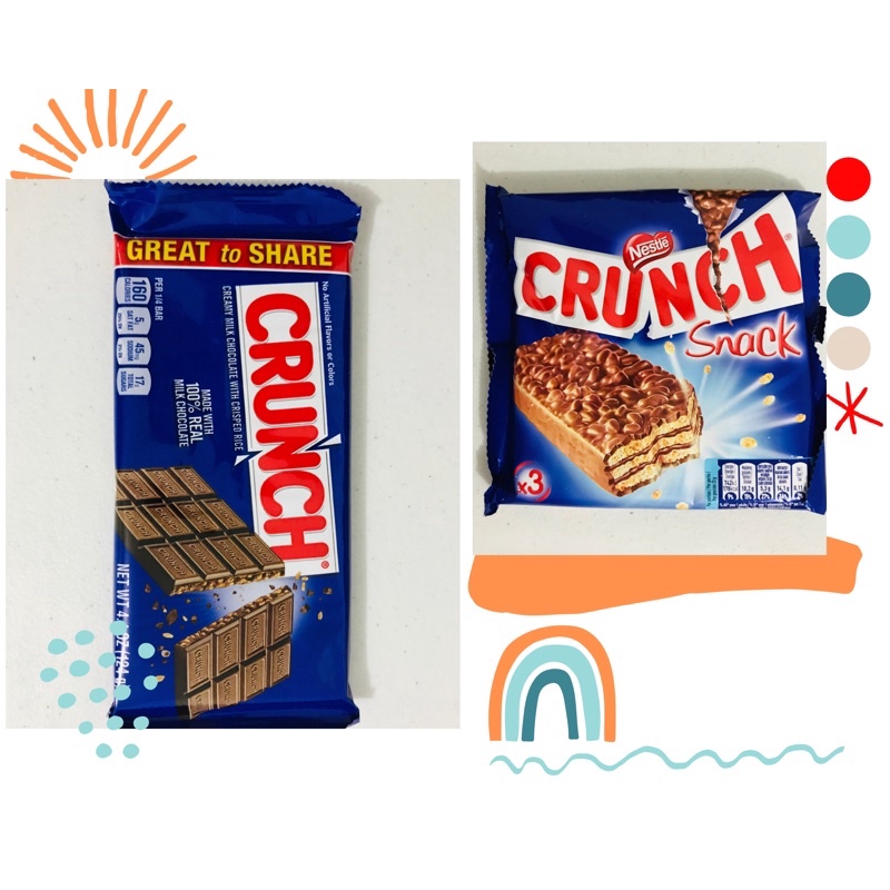 Nestle Crunch (Giant Bar 124g or Crunch Snack 3x33g) Shopee Philippines