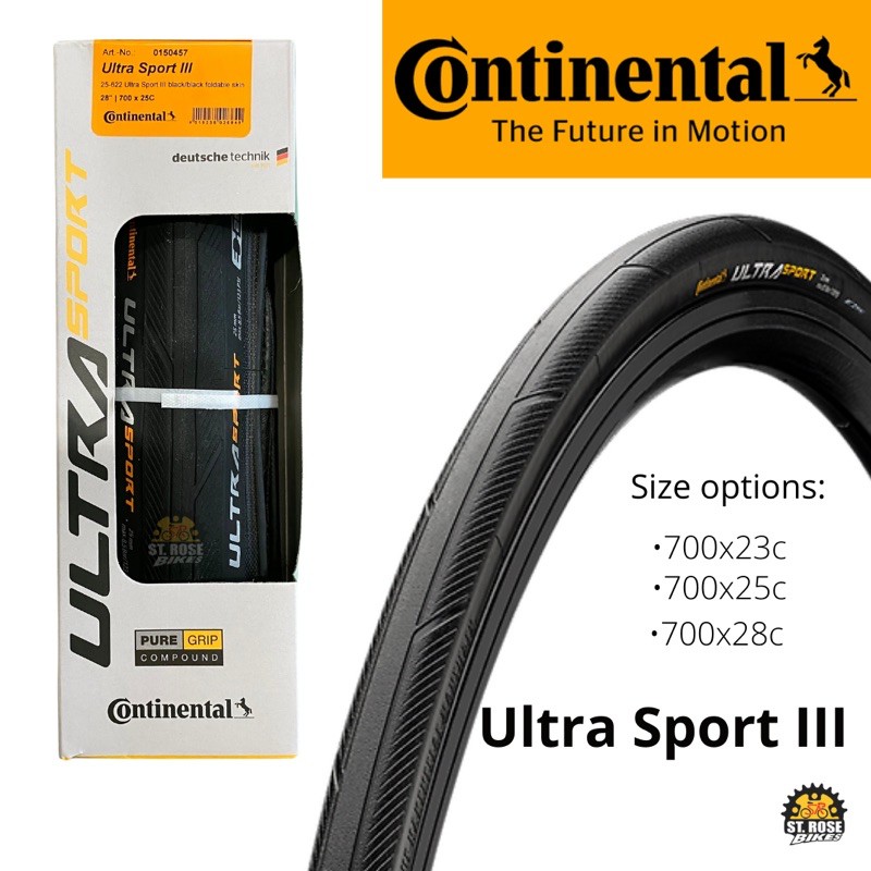 NEW 2019 CONTINENTAL Ultra-Sport II Folding Clincher Road Tire 28" 700x25 WHITE 
