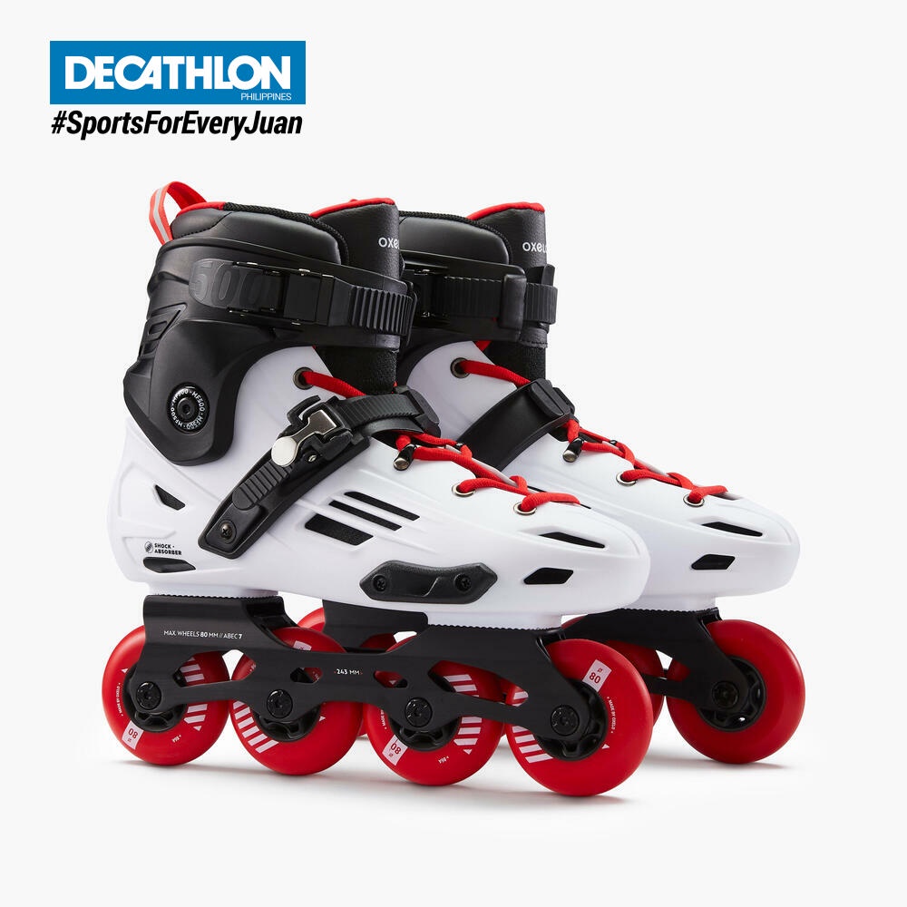 Decathlon Oxelo Mf500 Adult Hardboot Inline Skates Shopee Philippines