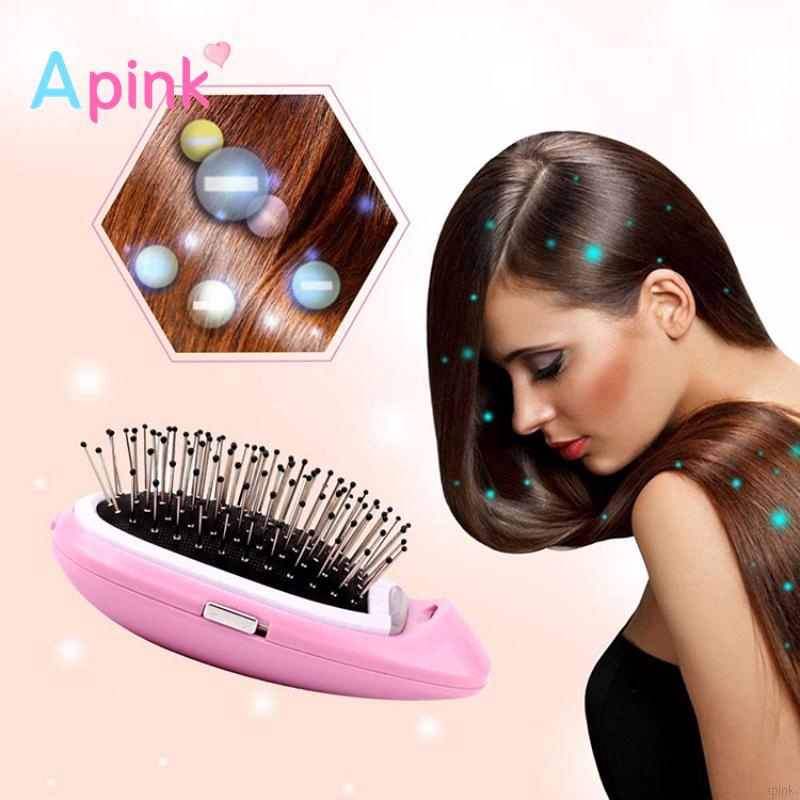 Negative Ion Straight Hair Comb Hair Straightener Comb Shopee
