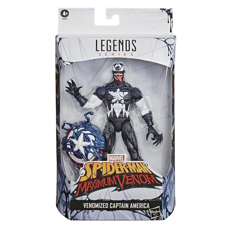 Genuine spot Hasbro Marvel Legends Venom Captain America symbiote 6