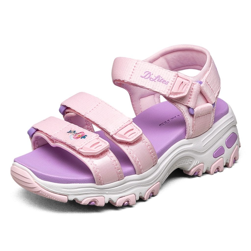 Skechers Girls D'Lites Skechers Girls Sandals - 664134L-LAV