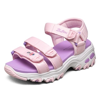 Skechers Girls D'Lites Skechers Girls Sandals - 664134L-LAV #2
