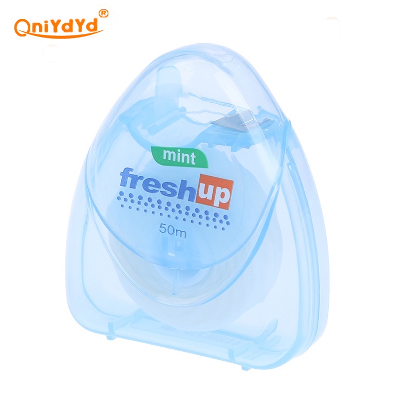 50m Dental Floss High Tensile Ultrafine Dental Floss Portable Dental