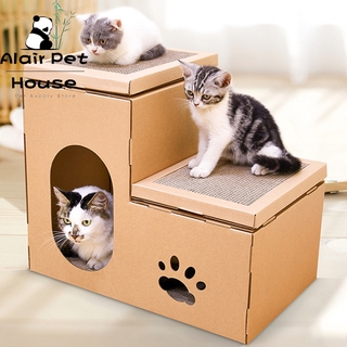 Cat scratch board cat house type grinding claw corrugated paper cat nest cardboard double-layer vL0N