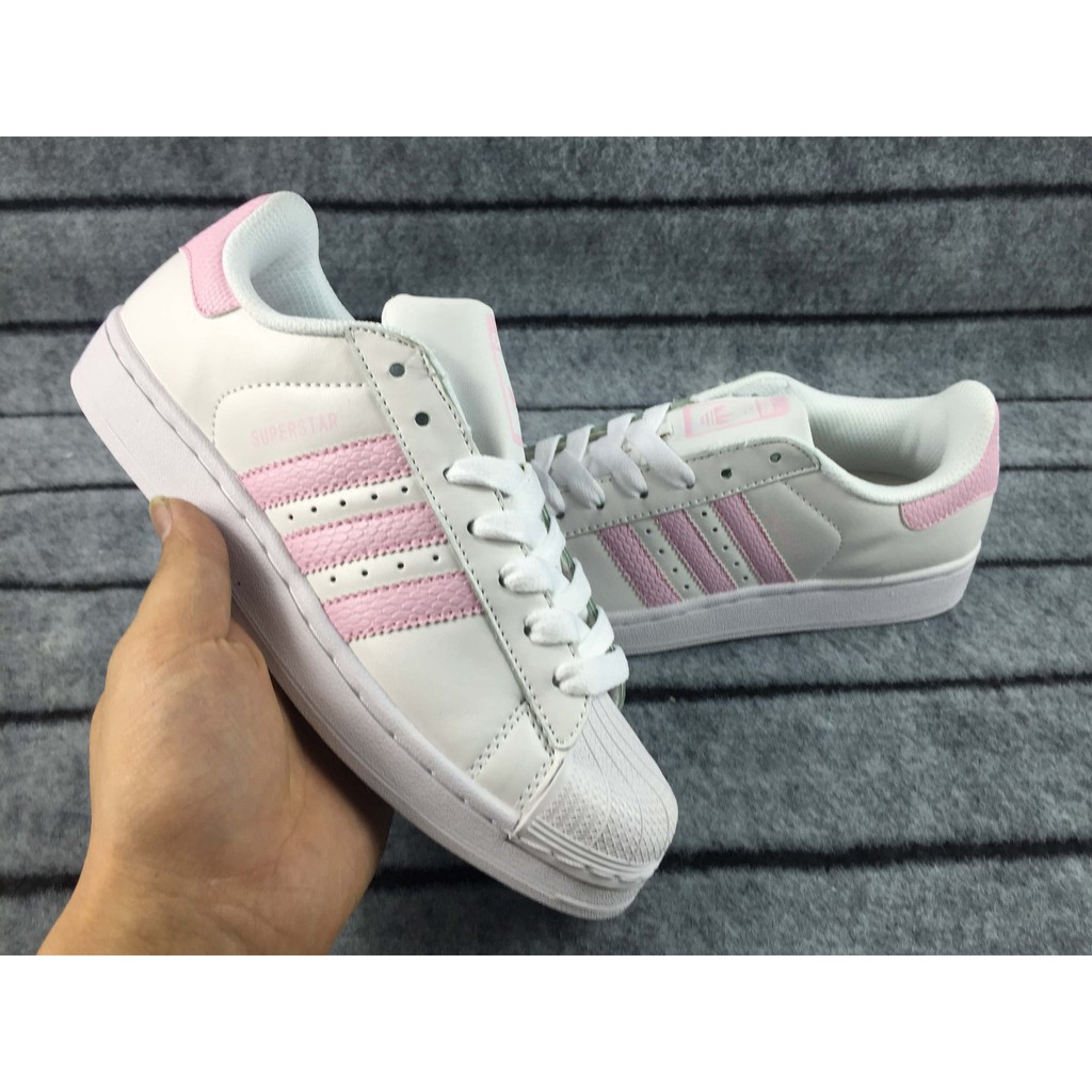 light pink and white shoes