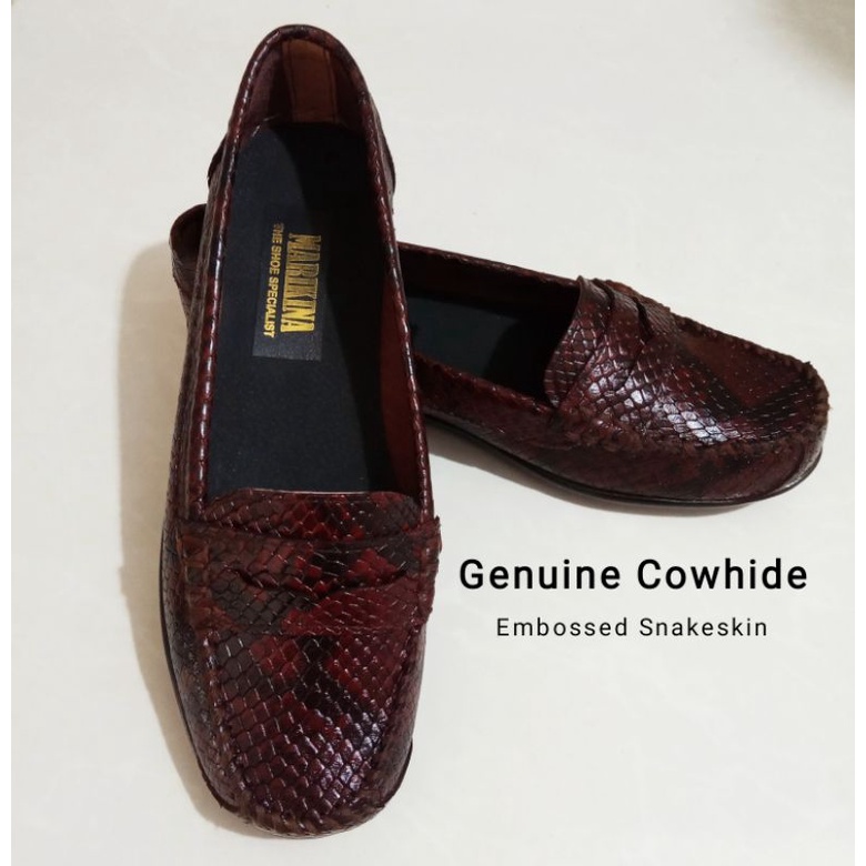 snakeskin loafers for women