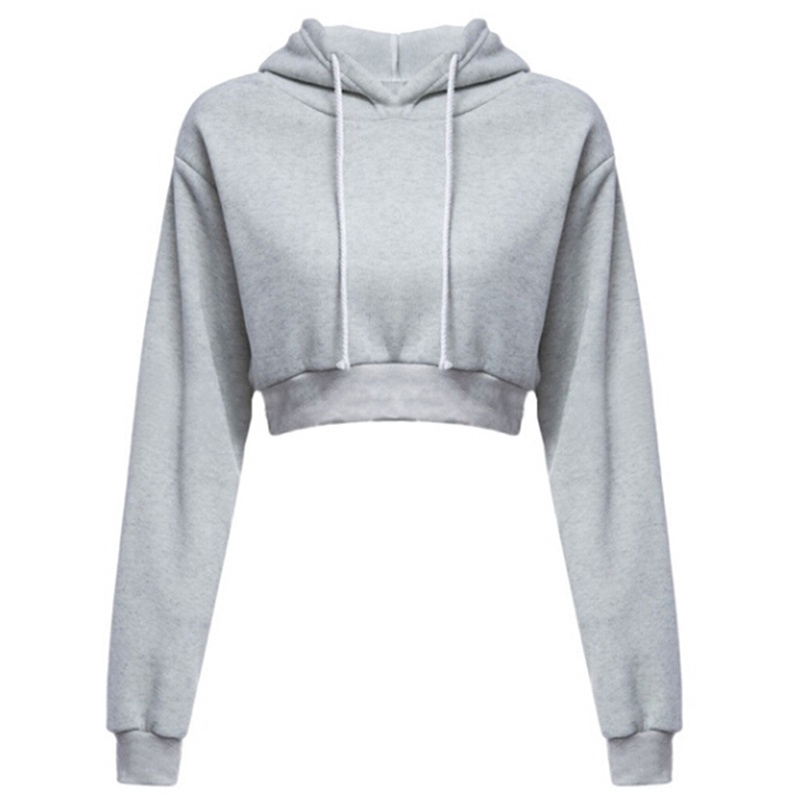 crop hoodie shopee