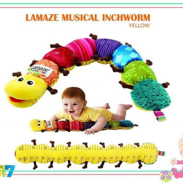 lamaze musical inchworm battery