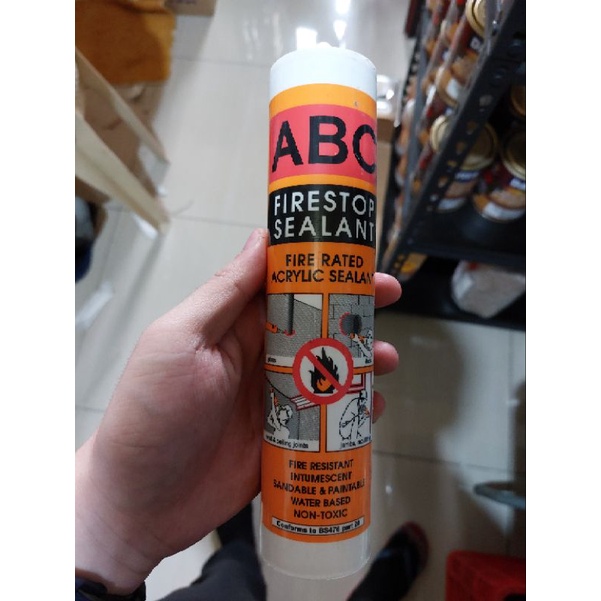 ABC Firestop / Fire Stop Sealant 300ml Fire Rated Acrylic Sealant
