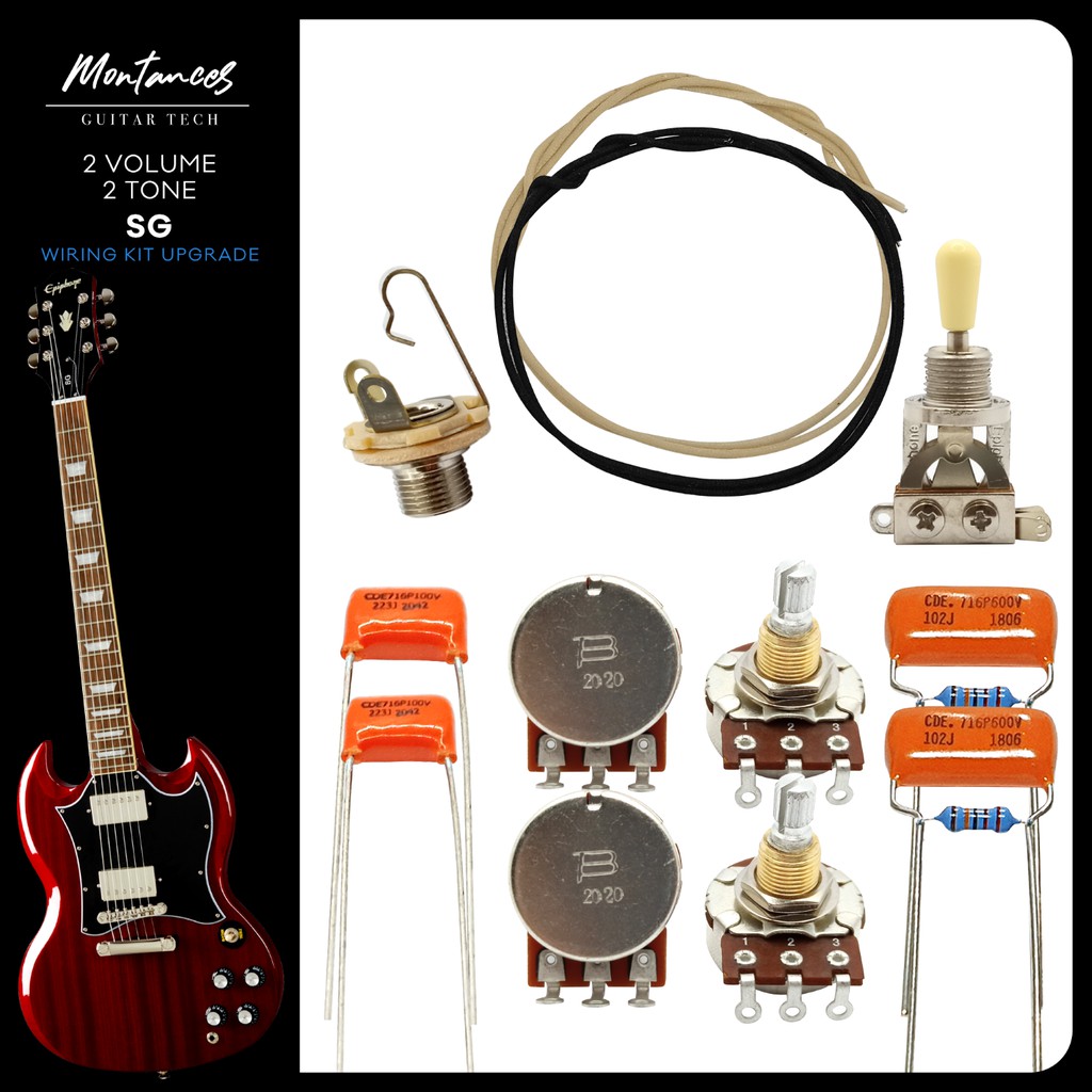 SG Style Guitar Wiring Kit US parts | Shopee Philippines