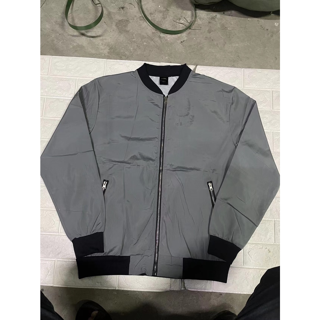 COD Men's Korean Fashion High Quality Bomber Jacket New Design Zippe ...