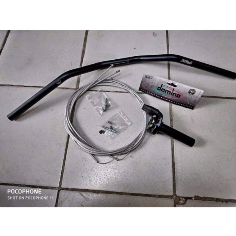 DOMINO QUICK THROTTLE WITH CABLE AND HANDLE BAR SET NMAX V1 / NMAX V2