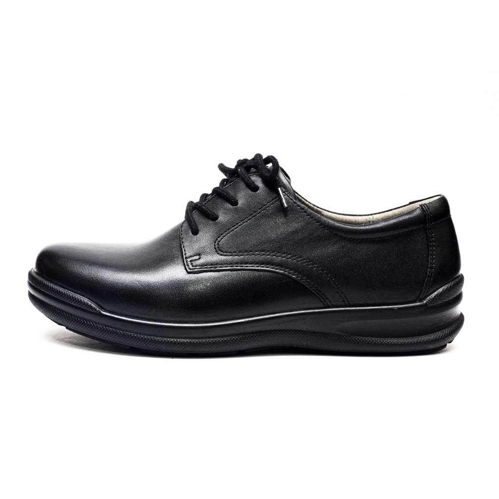 Dr. Kong Healthy Shoes Black Leather for Mens L5200005