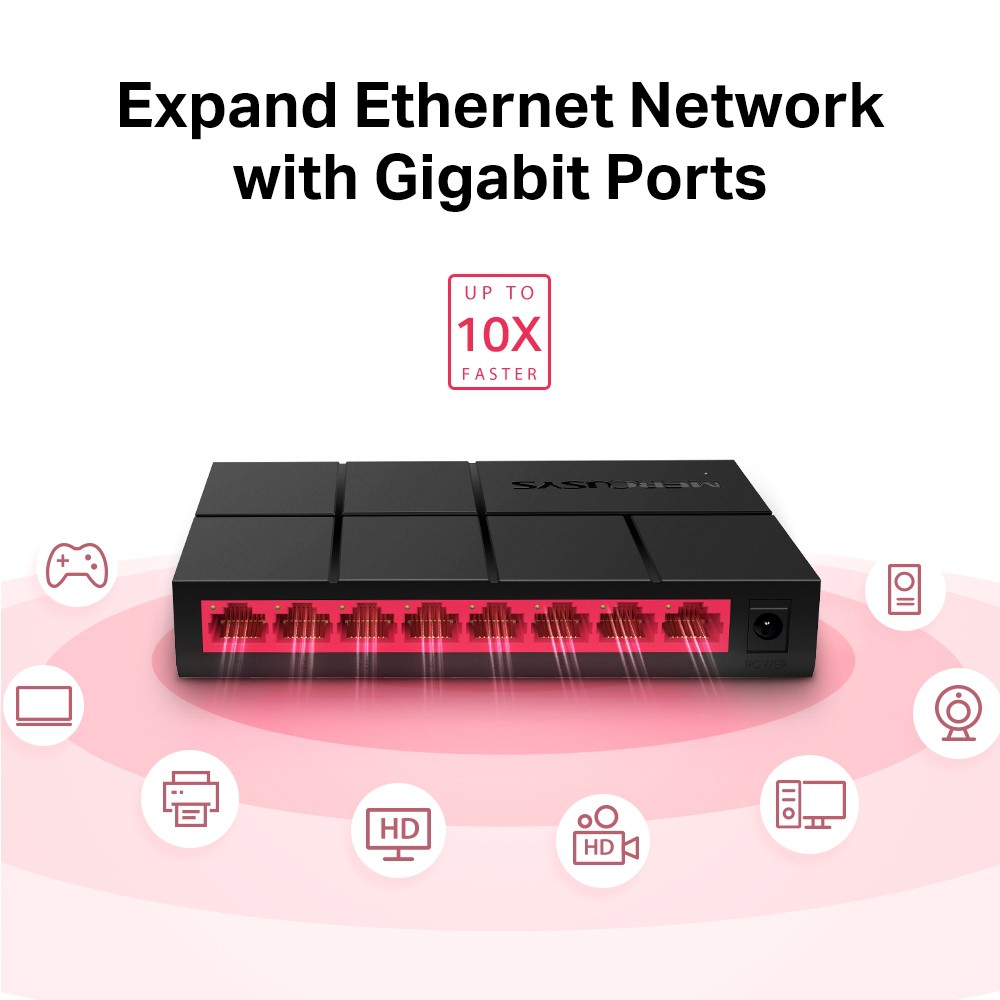 G3ms свитчи. Mercusys 8 Port 10/100/1000 Mbps.