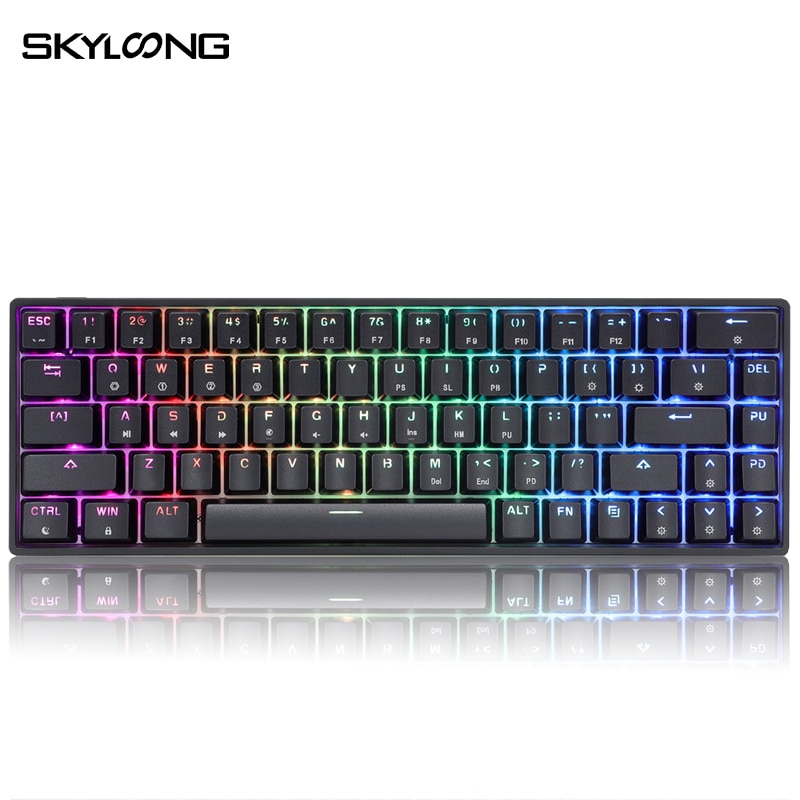 SKYLOONG GK68 Gamer Mechanical Keyboard Optics Hot Swap Wired RGB ABS ...