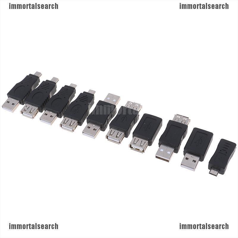 [YIMM] 10Pcs USB 2.0 Type A Female To Type B Male Printer Adapter ...