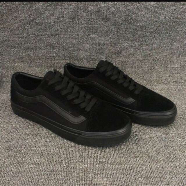 old school black shoes