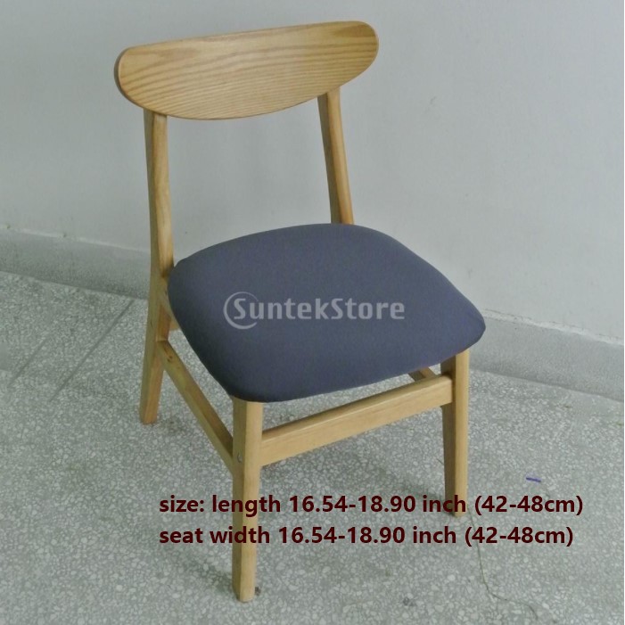 Almencla1 Ready Stock Cod Stretch Kitchen Dining Chair Seat Covers Desk Chair Seat Cushion Protector Shopee Philippines