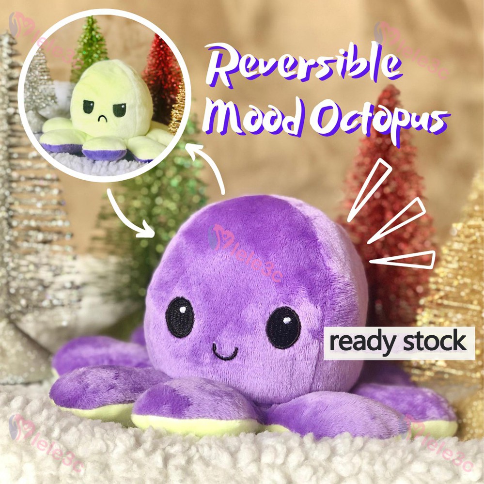 Christmas gift tiktok flip cute reversible bipolar teeturtle Octopus