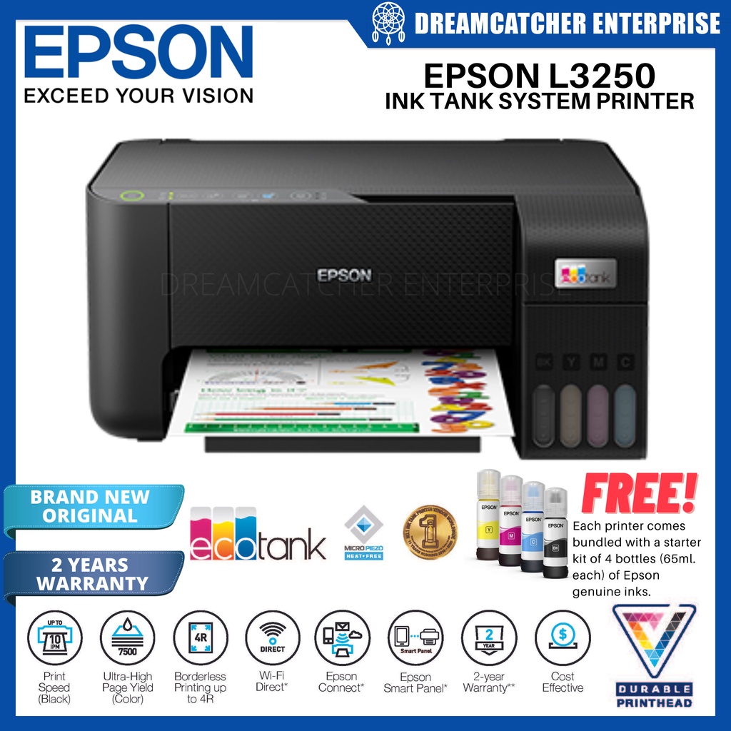 Epson L3150 L3250 Ecotank Wi Fi All In One Ink Tank Printer Brand Images And Photos Finder 1543