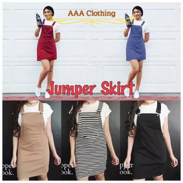 shopee jumper skirt