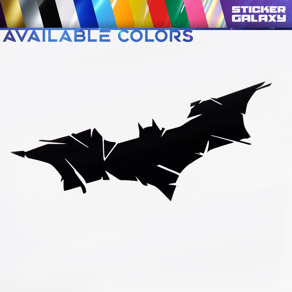 Batman WATERPROOF VINYL STICKER DECAL (dark knight) for motor car ...