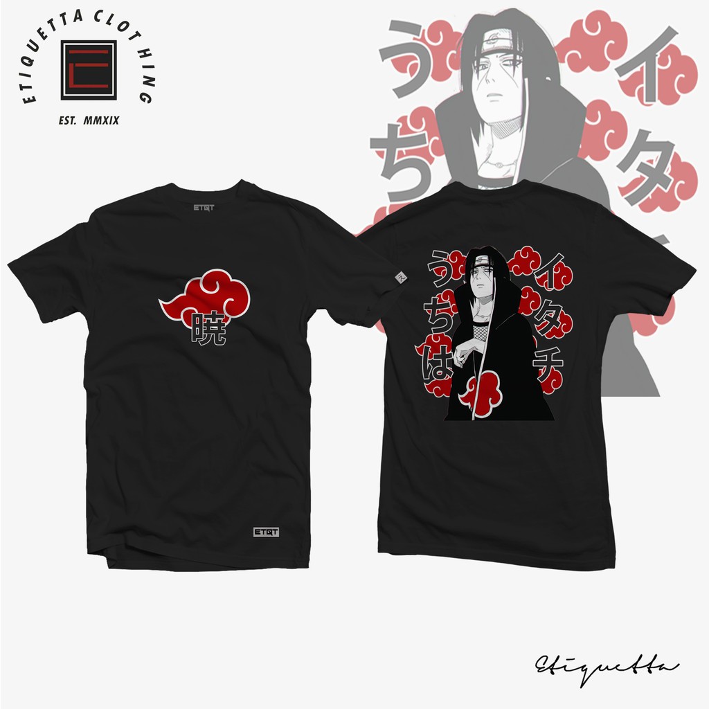 Anime Shirt - ETQT - Naruto - Akatsuki Itachi | Shopee Philippines