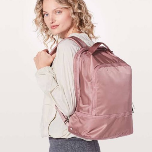 pink lululemon backpack