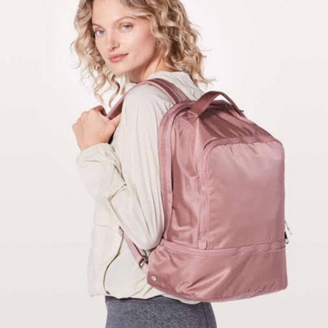 lululemon pink backpack