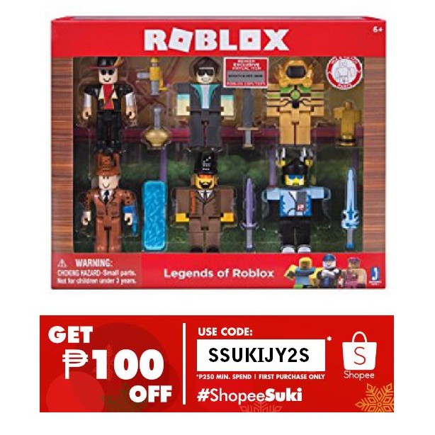 Roblox Lego Like Minifigures Set Of 6 Toy Figures Shopee Philippines - roblox 6 in 1 legends of roblox shopee philippines