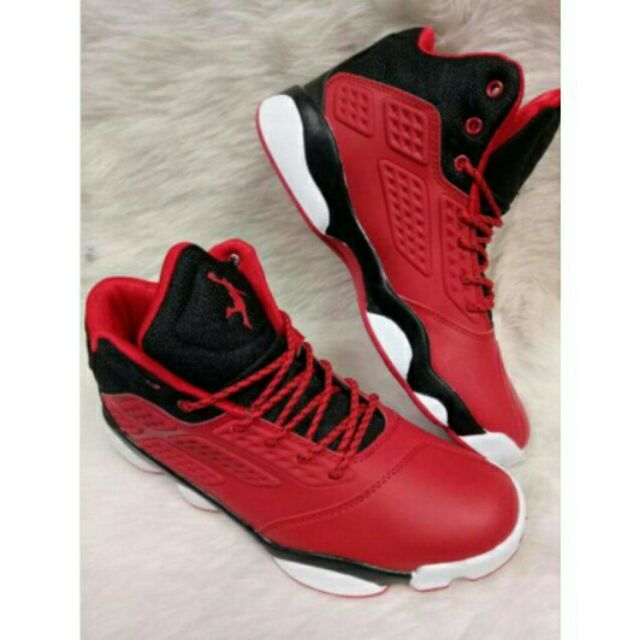 mens red jordan shoes