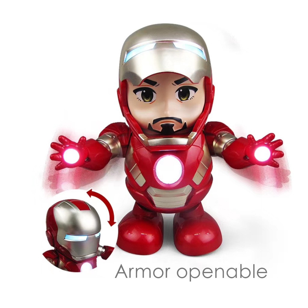 dancing robot iron man