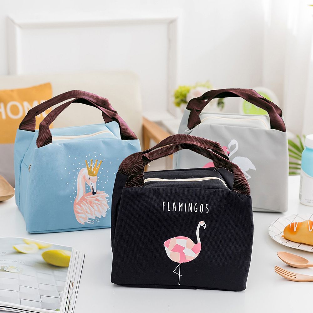 Food Storage Flamingo Lunch Bag Thermal 