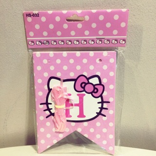 Hello Kitty Happy Birthday Banner