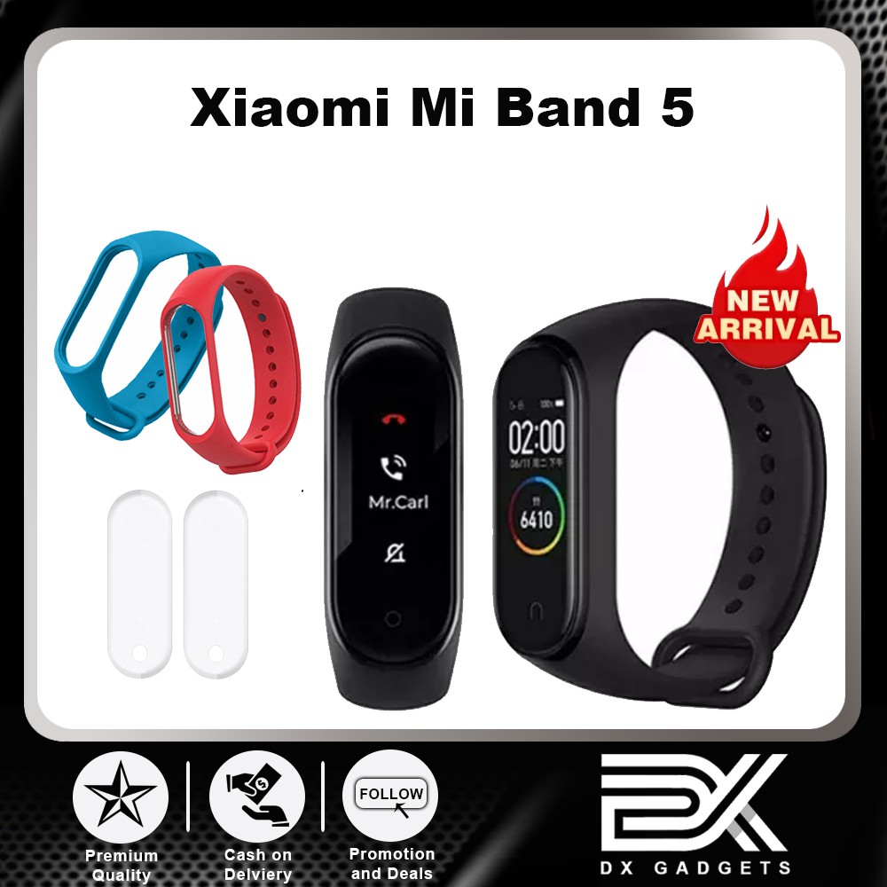 Xiaomi Mi Band 5 Fitness Tracker AMOLED 5ATM Bluetooth Version 5.0 AI Voice  Assistant Smart watch | Shopee Philippines