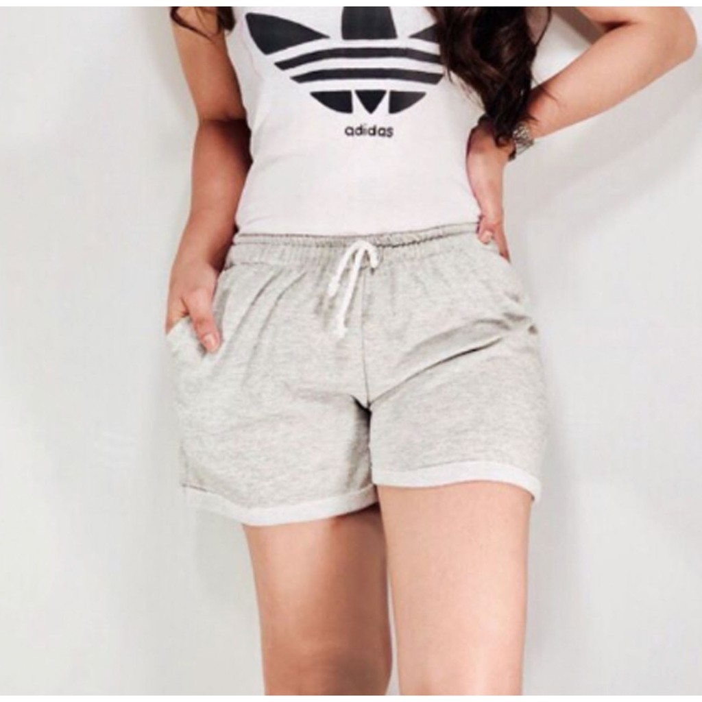 womens sweat shorts with pockets