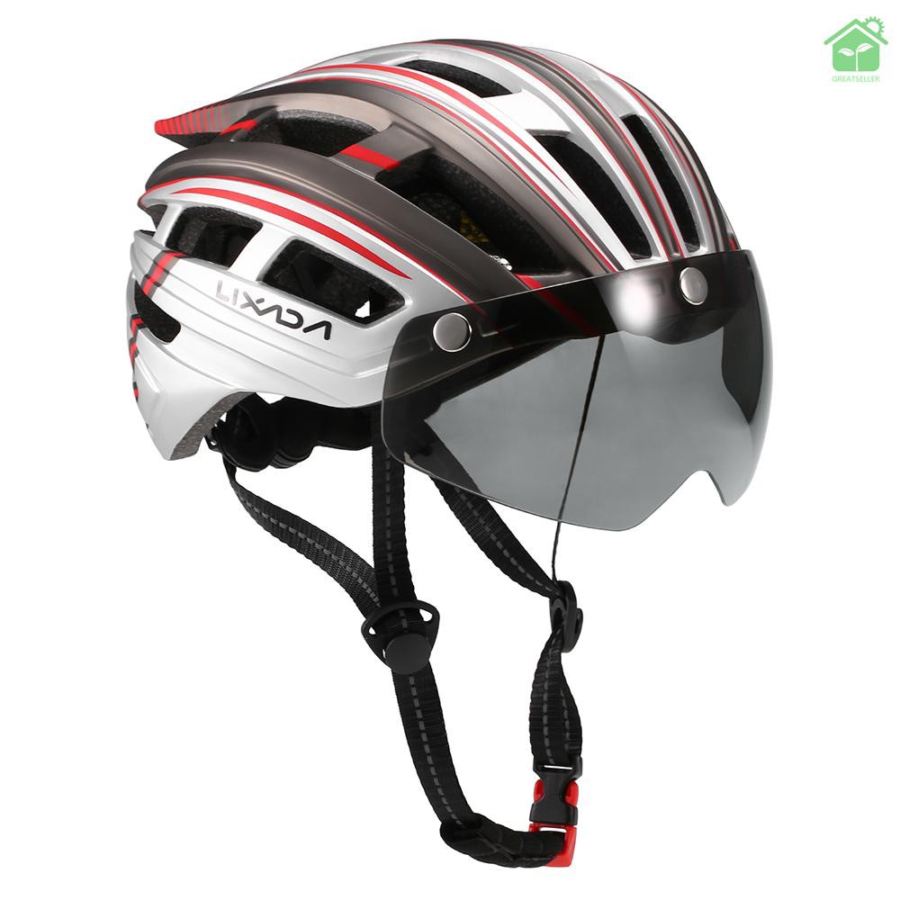 mens bike helmet with lights