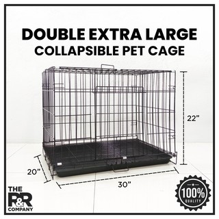 Heavy Duty Collapsible XXL Cage Pet Dog Cat Rabbit Puppy Folding Crate Foldable Cage Poop Tray