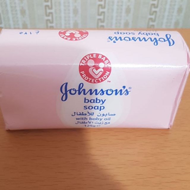 johnson baby soap pink