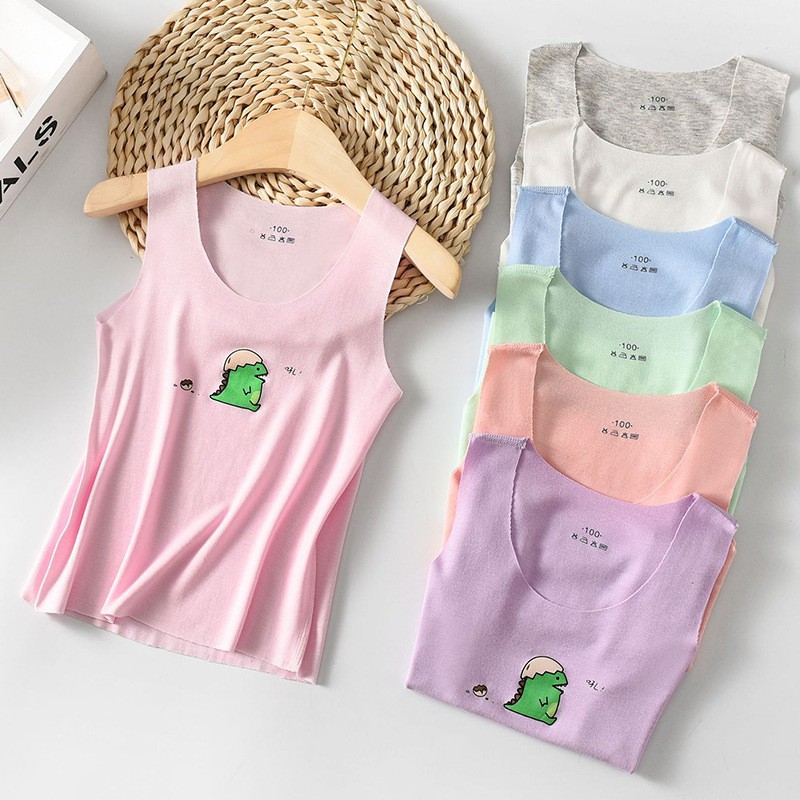 Cotton Spandex Baby Sando For Kids Unisex Stretchable Seamless Tops ...