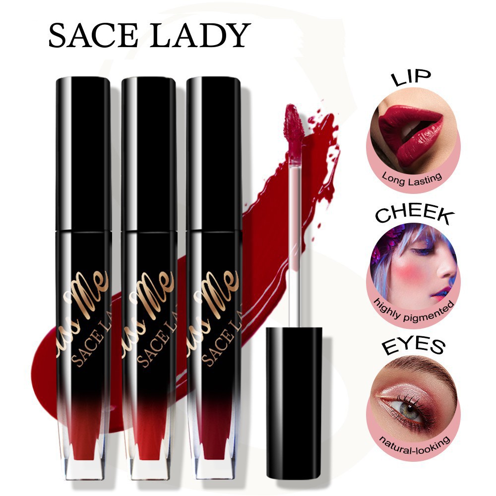 lip tint SACE LADY Lip Tint Long Lasting Lightweight Cheek Tint Highly Pigmented Naturallooking