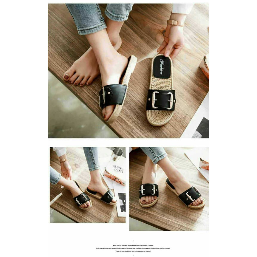 Cod Women Flat Sandal Korean Sandals Shopee Philippines