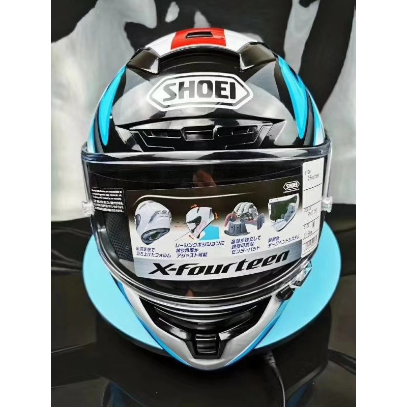 Hot Sales 1 1 Shoei X 14 Bradley 3 Motegi Helmet Lucky Cat Helmet Material Abs Free Shipping Shopee Philippines