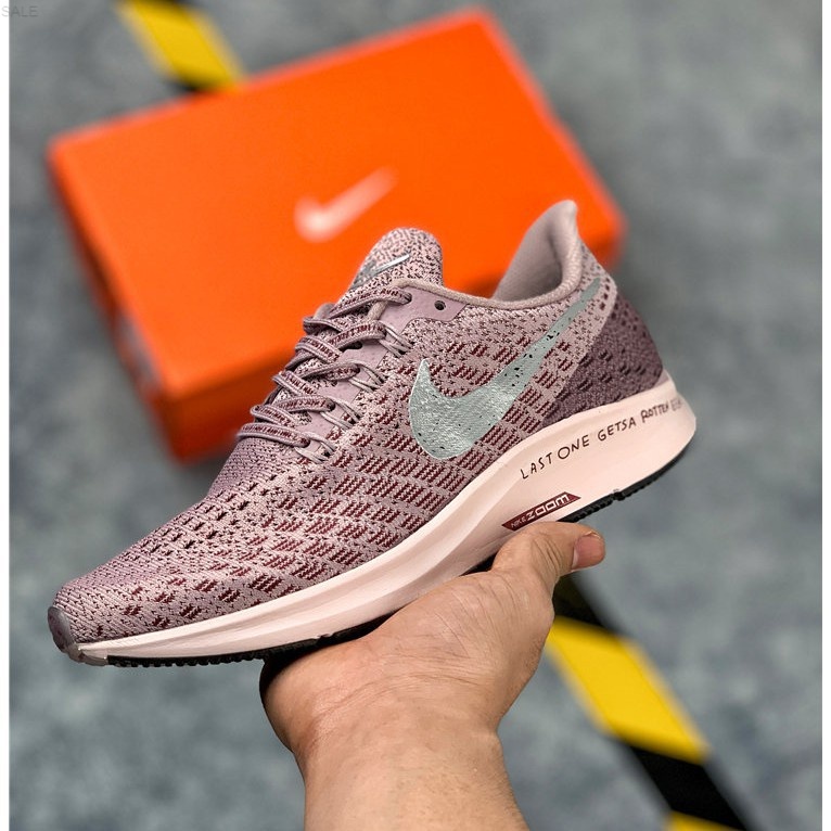 COD 100% Original Nike Air Zoom Pegasus 35 Pink Sports Running Shoes For  Women  Shopee Philippines