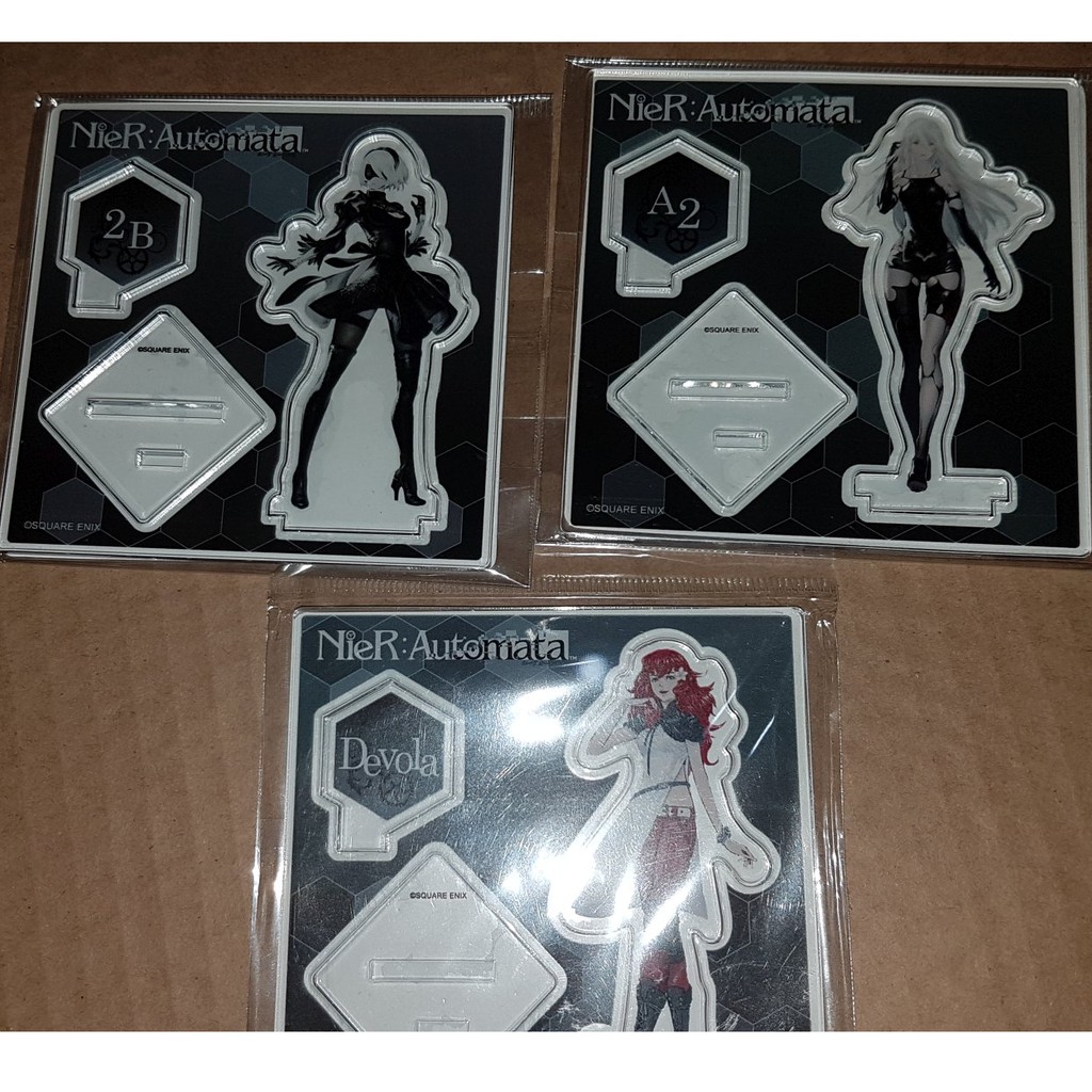 Nier Automata Square Enix Cafe Limited Anime Acrylic Stand Shopee Philippines