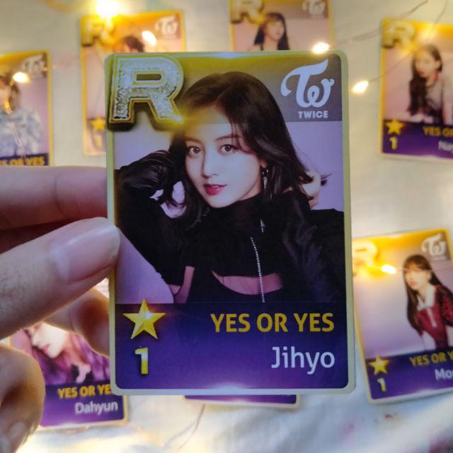 Twice Superstar Jypnation Cards Rank R Fanmade Shopee Philippines