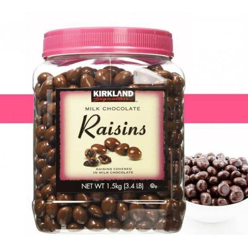 Kirkland Signature Raisins Milk Chocolate 1.5kg Shopee Philippines