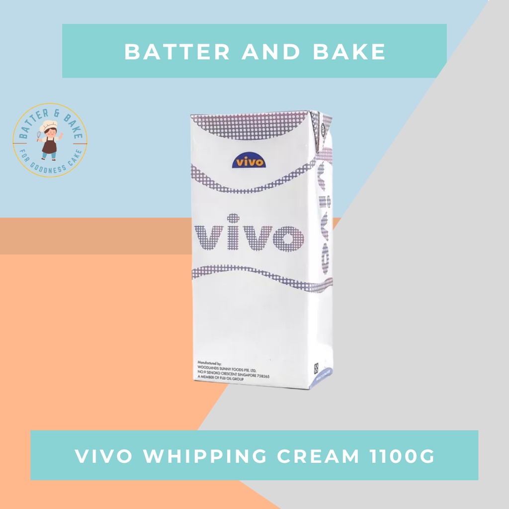 Vivo Whipping Cream 1100g Shopee Philippines
